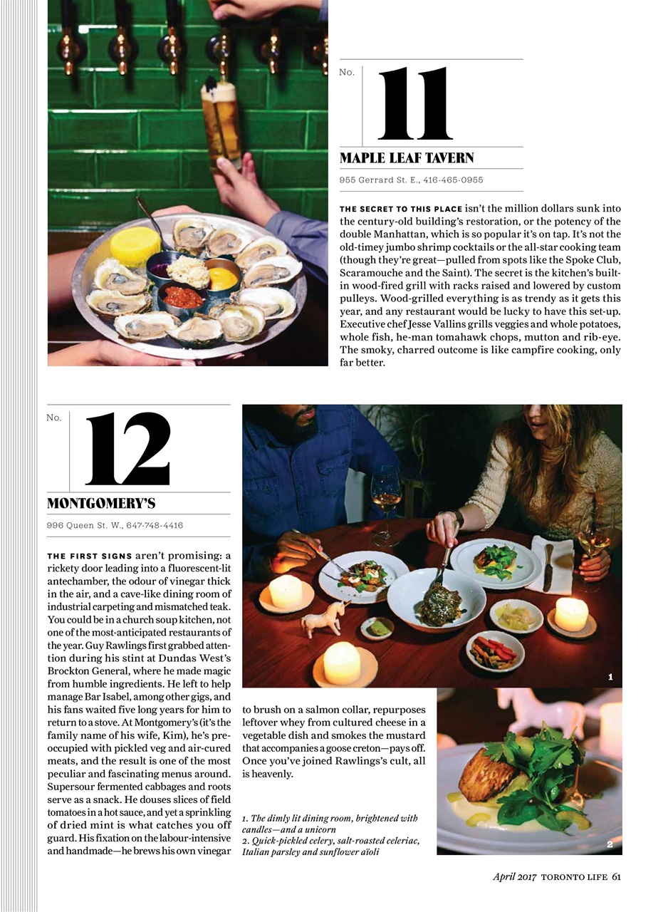 Toronto Life Preview Pages