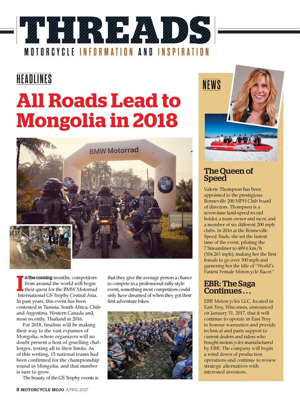 Motorcycle Mojo Preview Pages