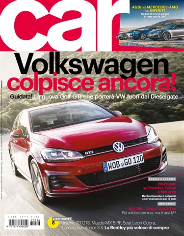 CAR magazine Italia issue OTTANTOTTO