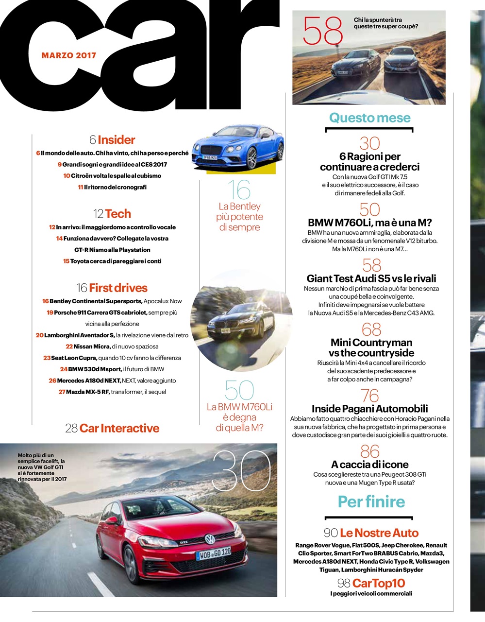CAR magazine Italia Preview Pages