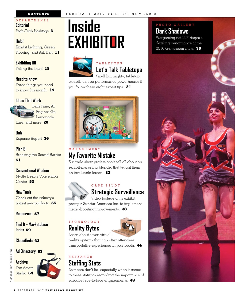 EXHIBITOR Magazine Preview Pages