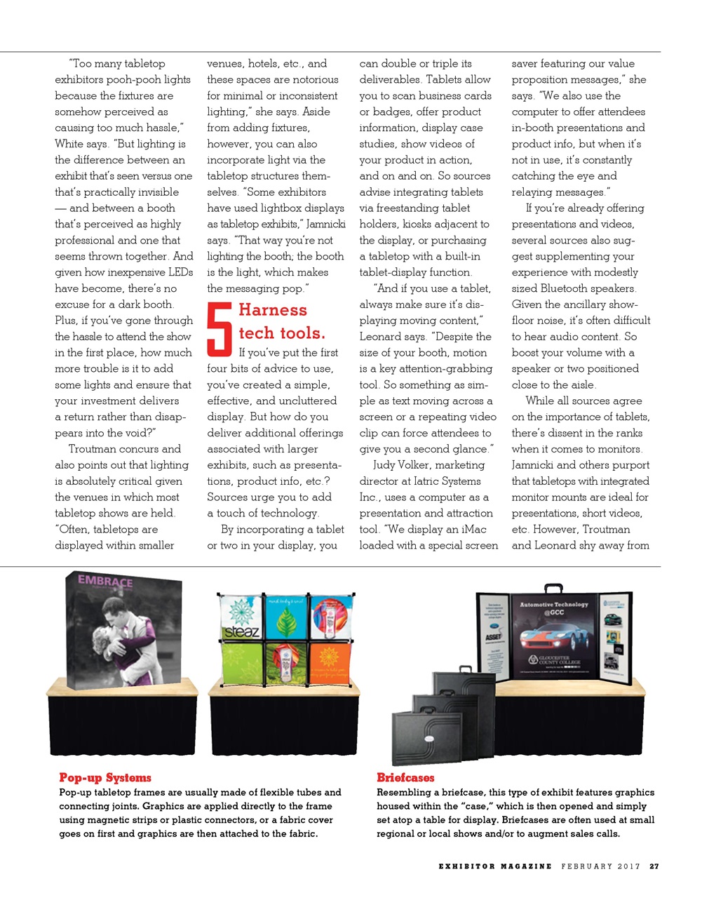 EXHIBITOR Magazine Preview Pages