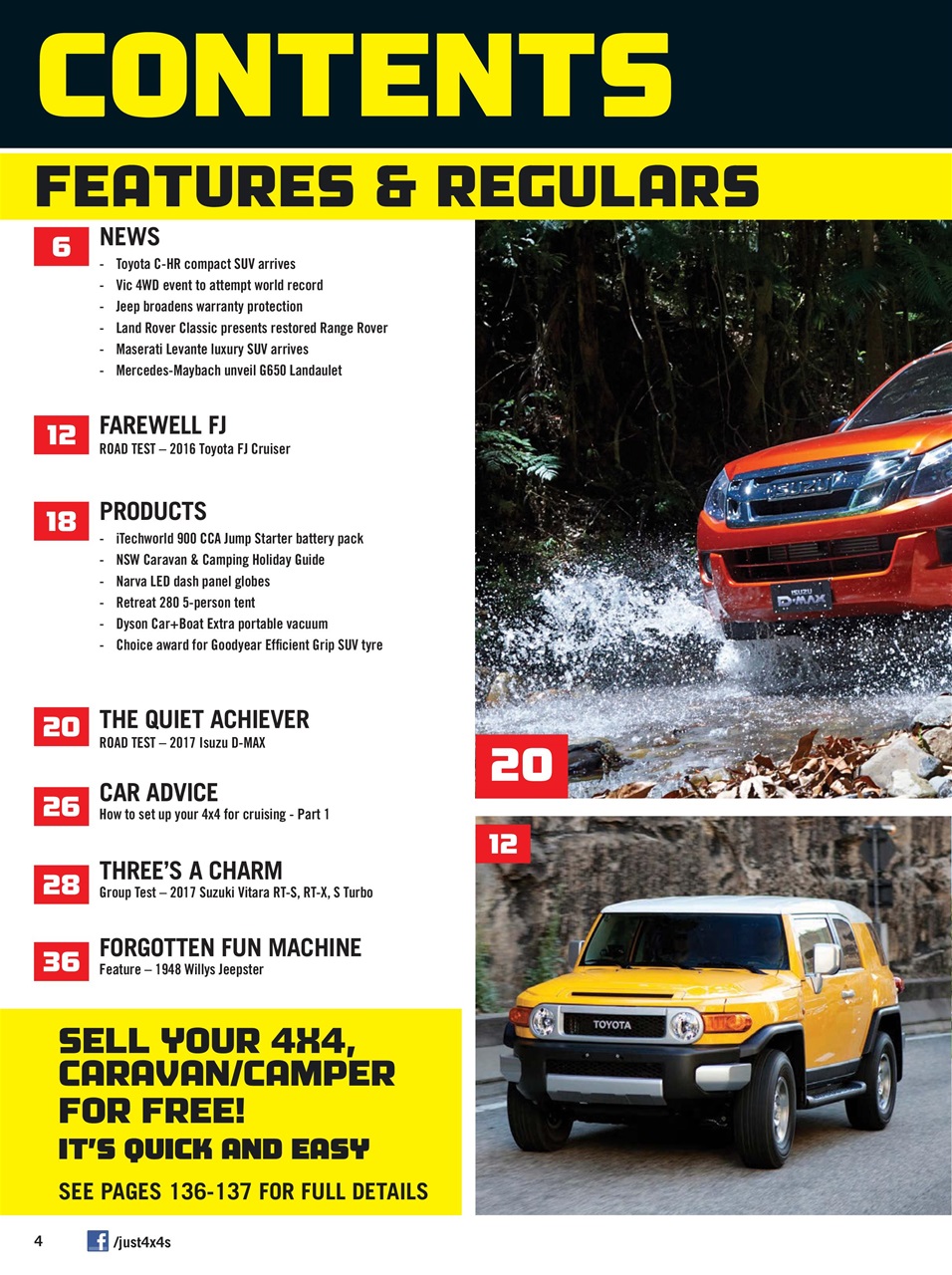 JUST 4X4S Preview Pages