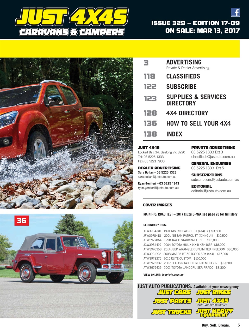 JUST 4X4S Preview Pages