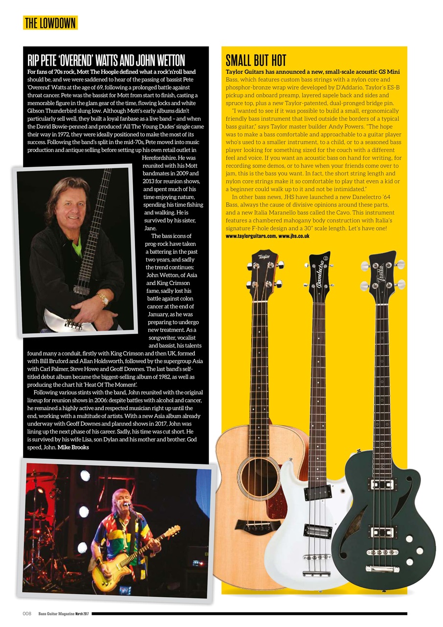 Bass Player UK Preview Pages