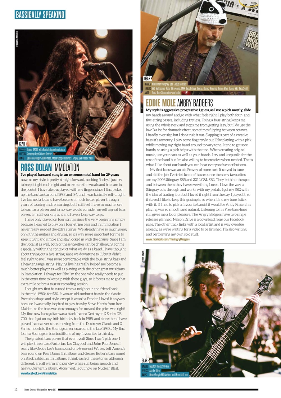 Bass Player UK Preview Pages