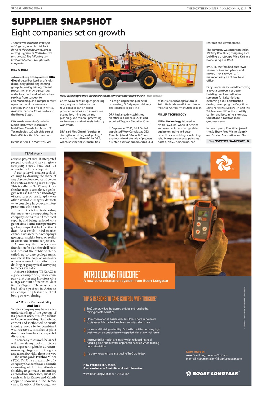 The Northern Miner Preview Pages