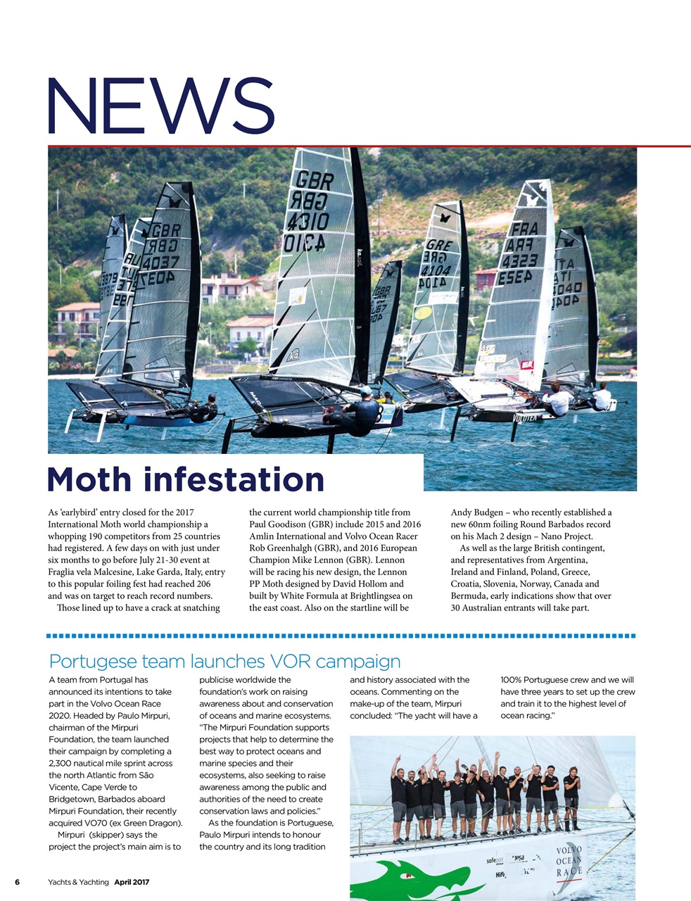Yachts & Yachting Preview Pages