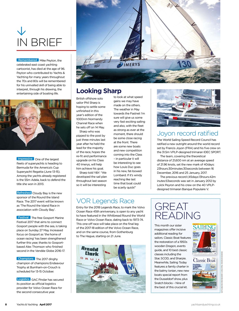 Yachts & Yachting Preview Pages