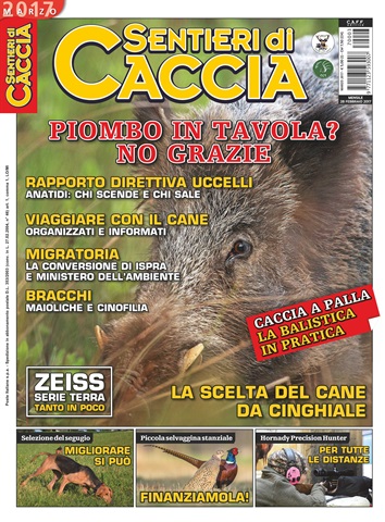 SENTIERI DI CACCIA issue Marzo 2017