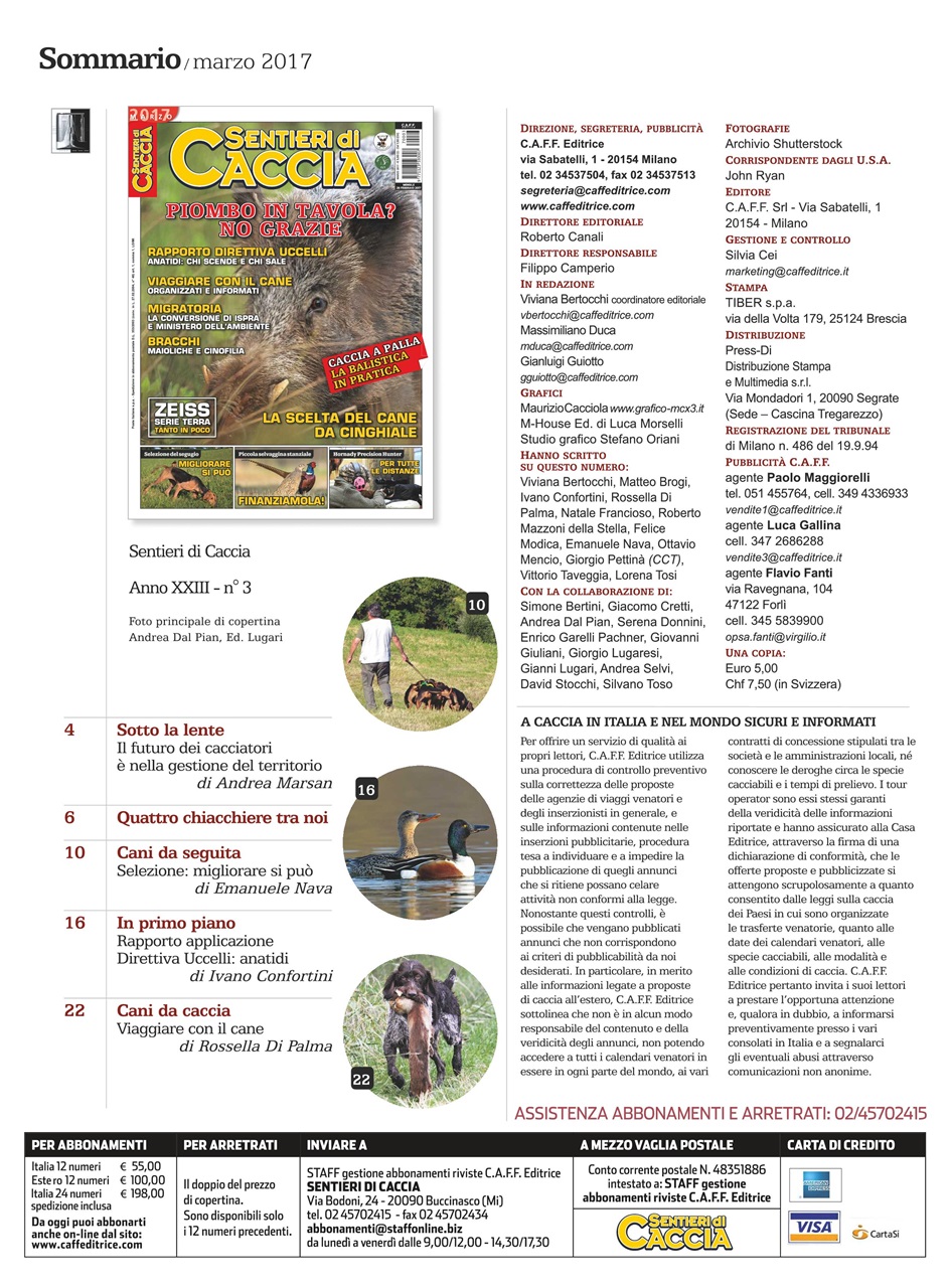 SENTIERI DI CACCIA Preview Pages
