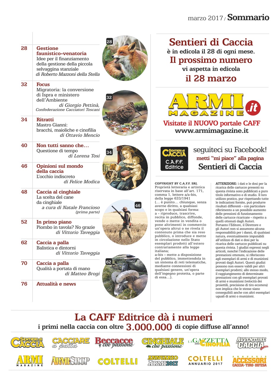 SENTIERI DI CACCIA Preview Pages