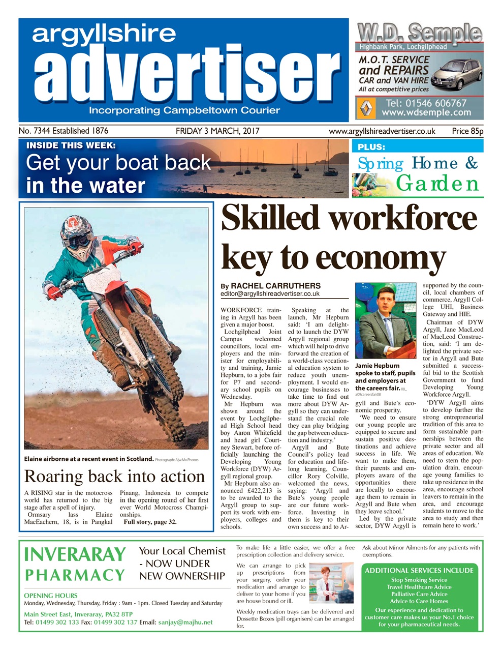 Argyllshire Advertiser Preview Pages