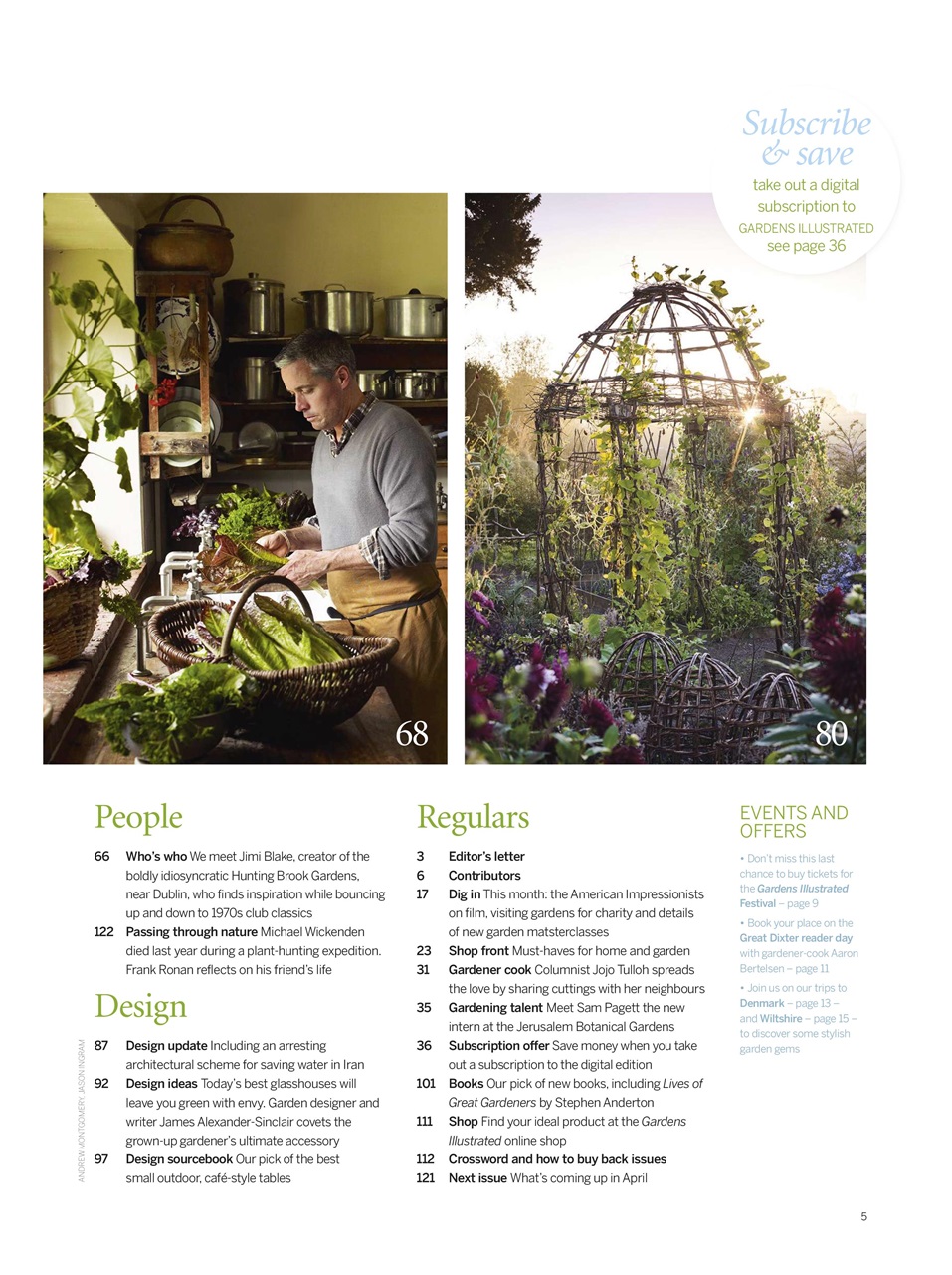Gardens Illustrated Preview Pages