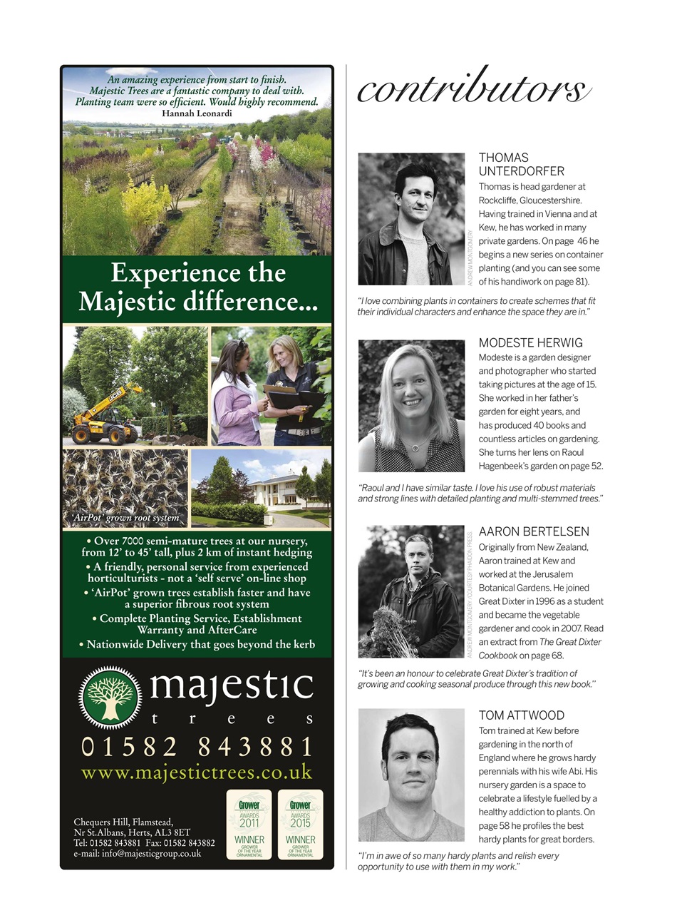 Gardens Illustrated Preview Pages