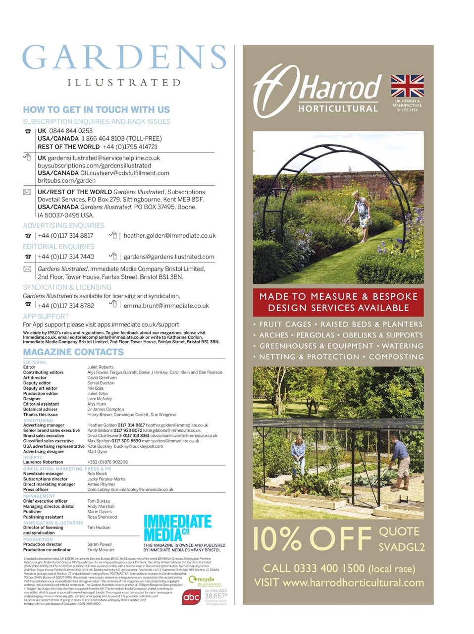 Gardens Illustrated Preview Pages