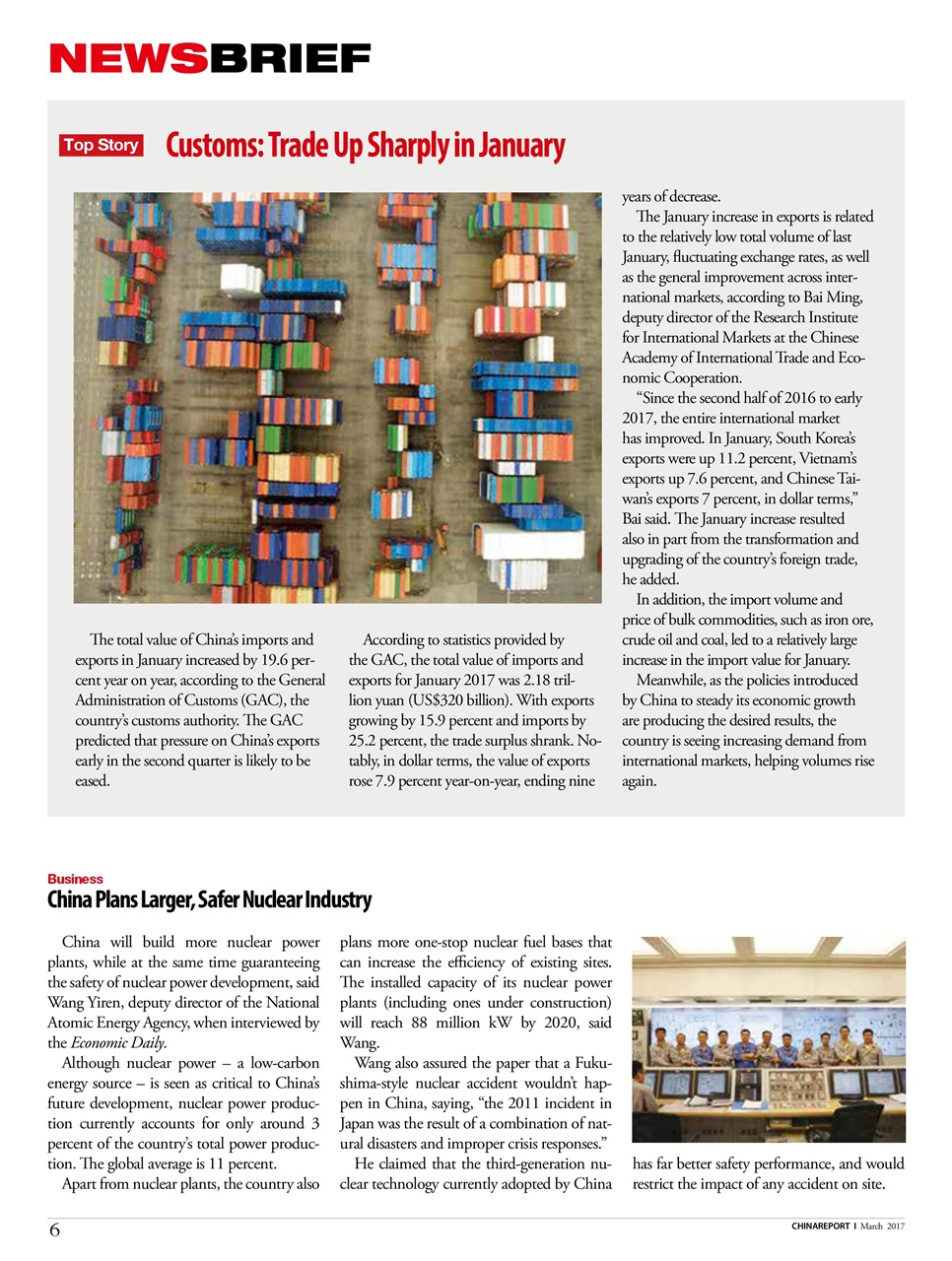 China Report Preview Pages