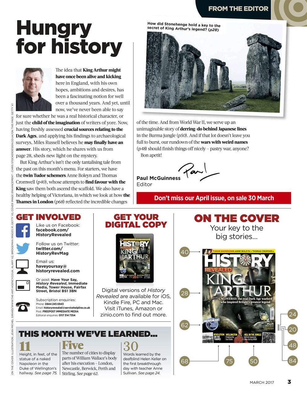 BBC History Revealed Magazine Preview Pages