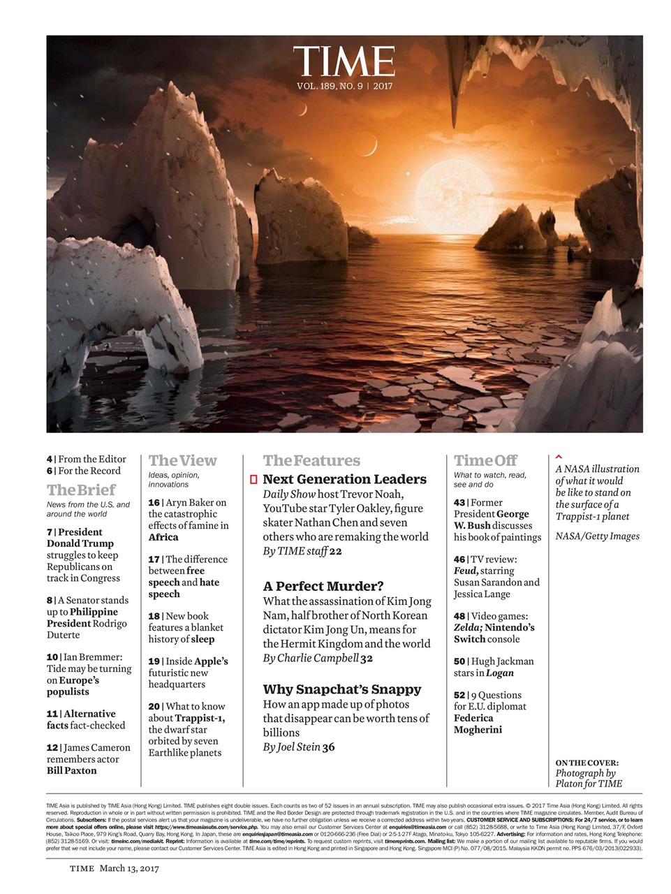 TIME Magazine Europe Preview Pages