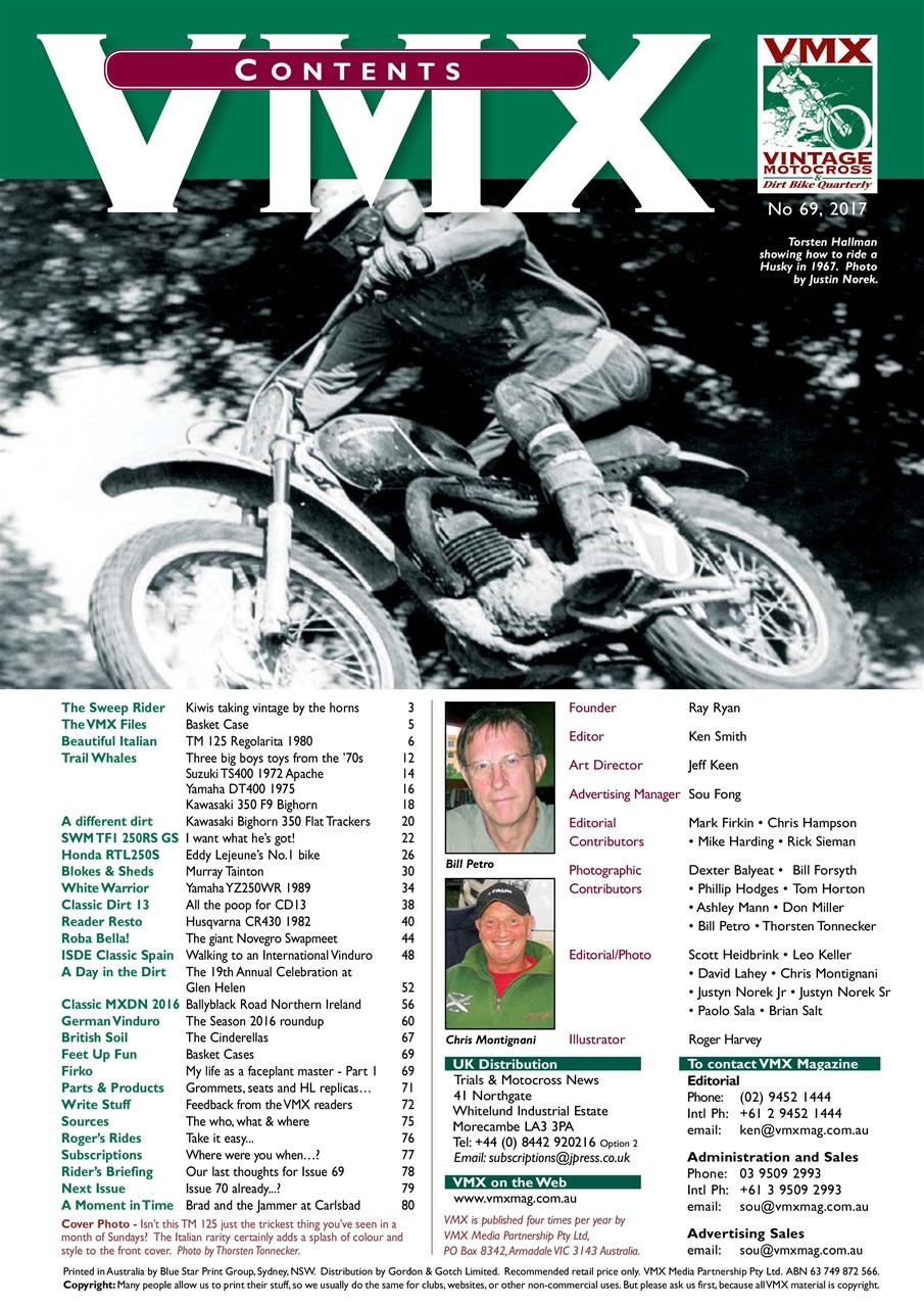 VMX Magazine Preview Pages