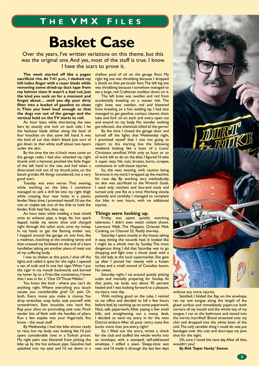 VMX Magazine Preview Pages