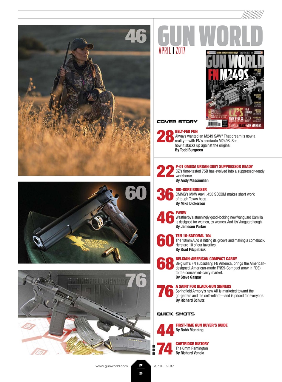 Gun World Preview Pages