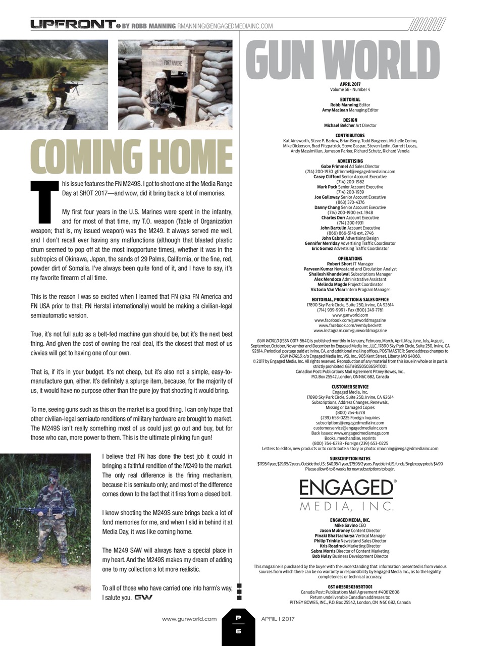 Gun World Preview Pages