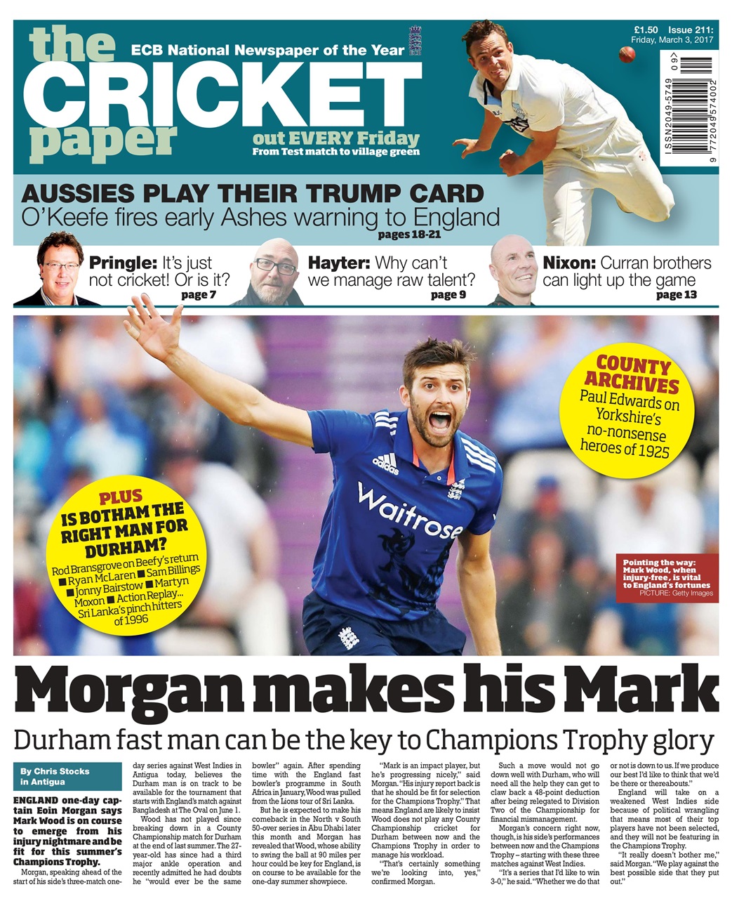 The Cricket Paper Preview Pages
