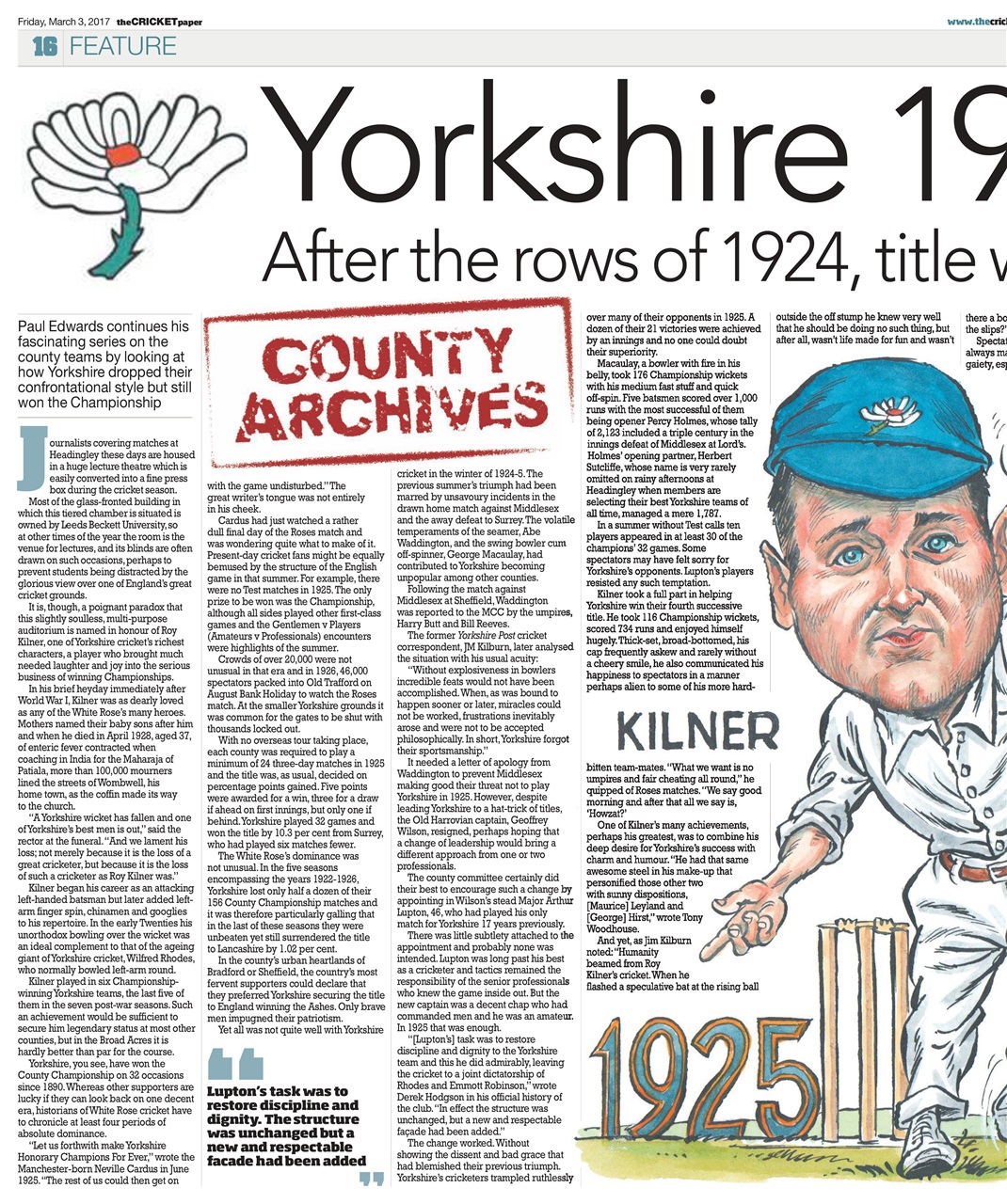 The Cricket Paper Preview Pages