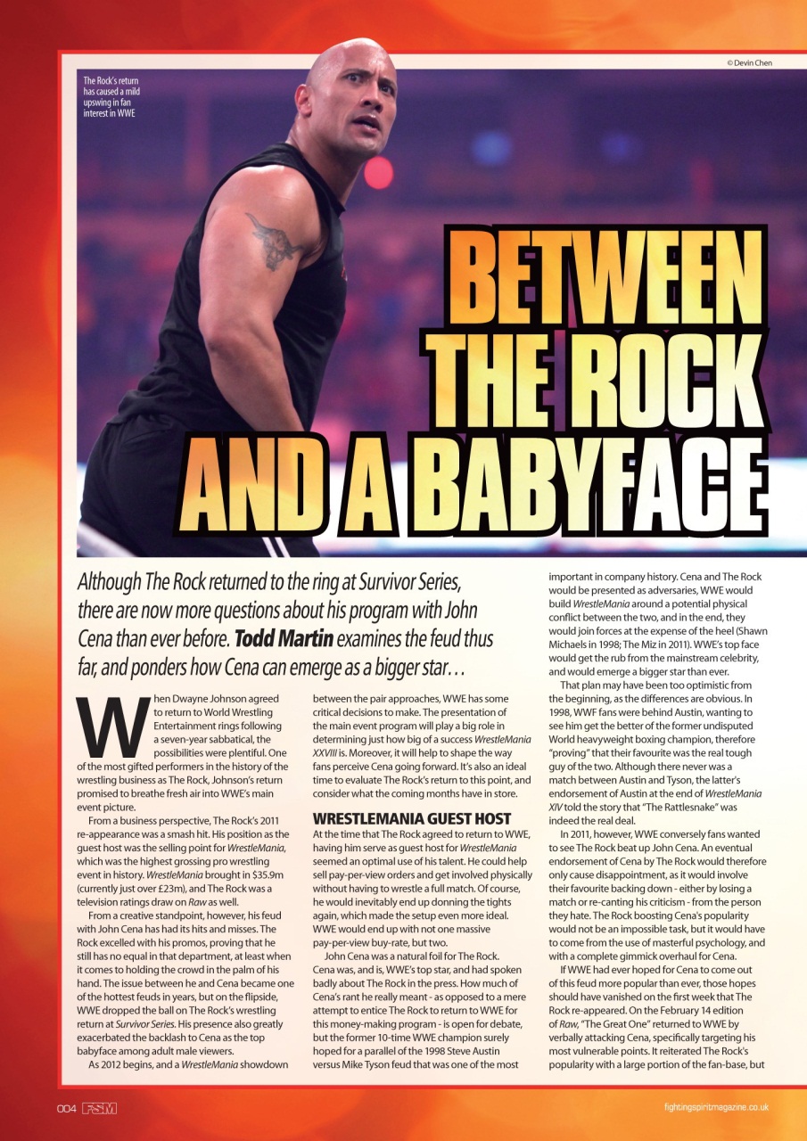 Wrestletalk Magazine Preview Pages