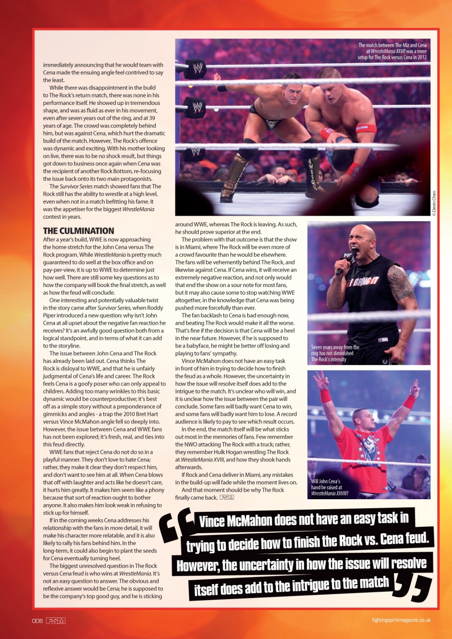 Wrestletalk Magazine Preview Pages