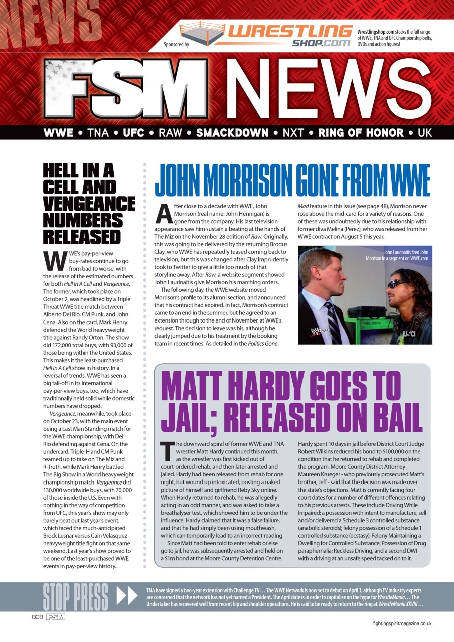 Wrestletalk Magazine Preview Pages