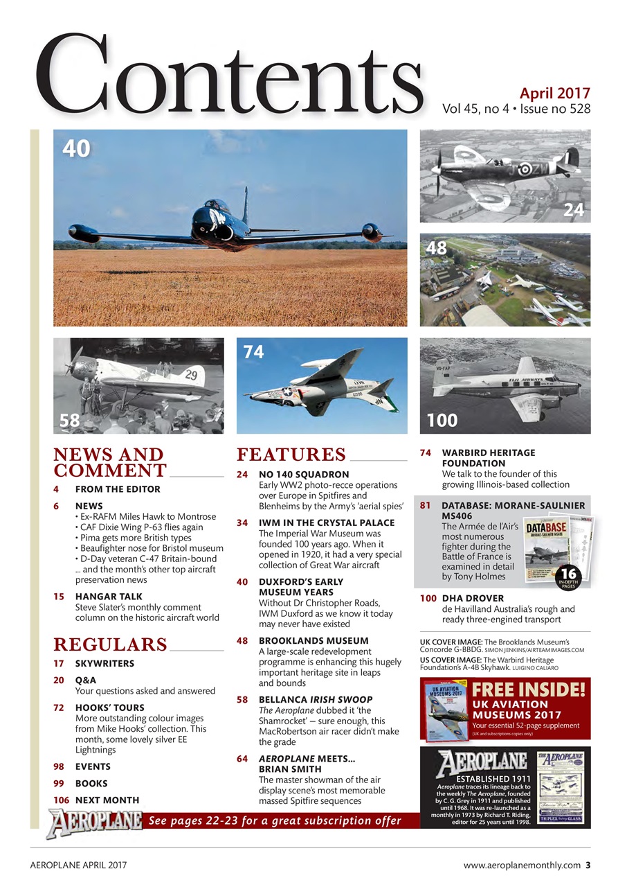 Aeroplane Preview Pages