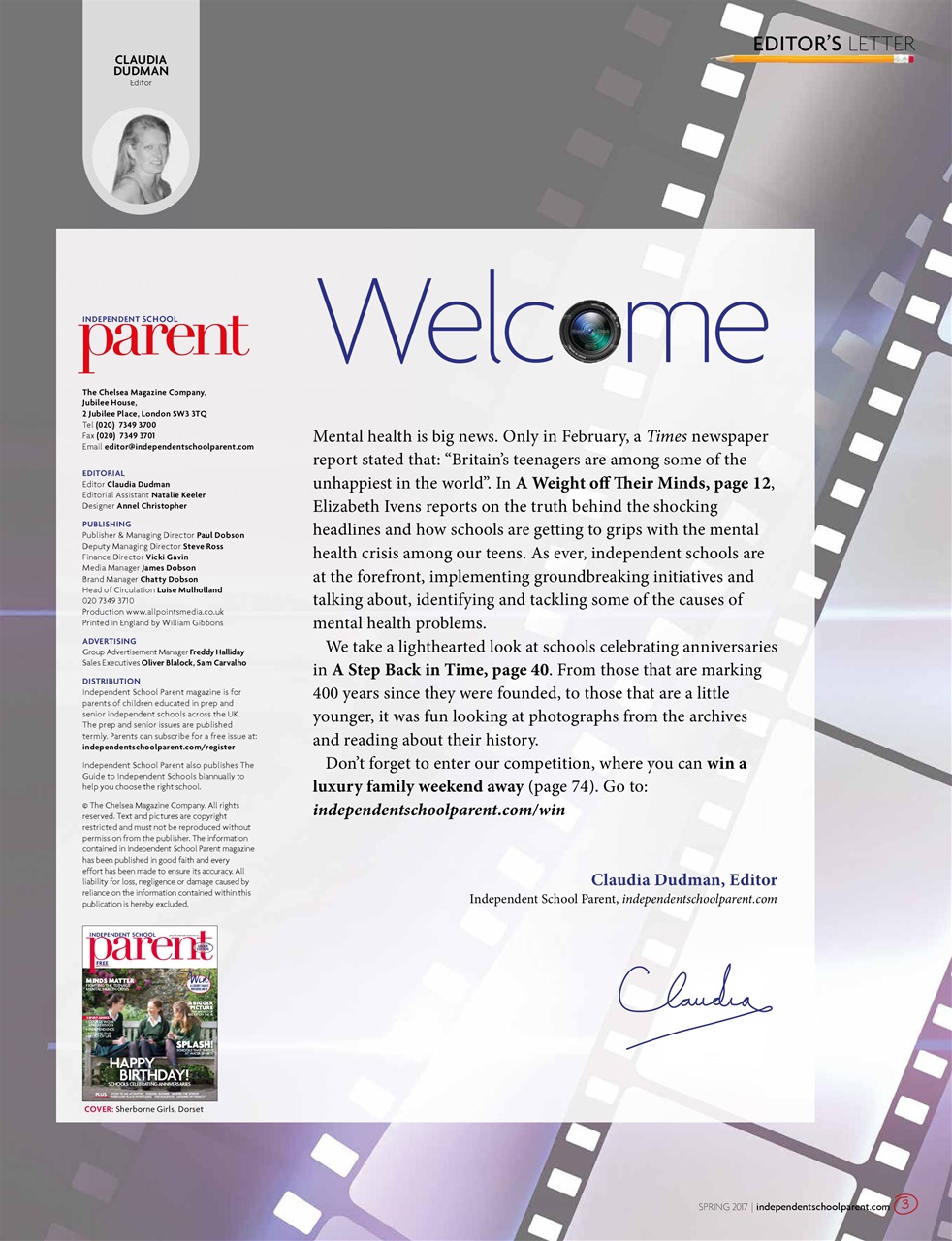 Independent School Parent Preview Pages