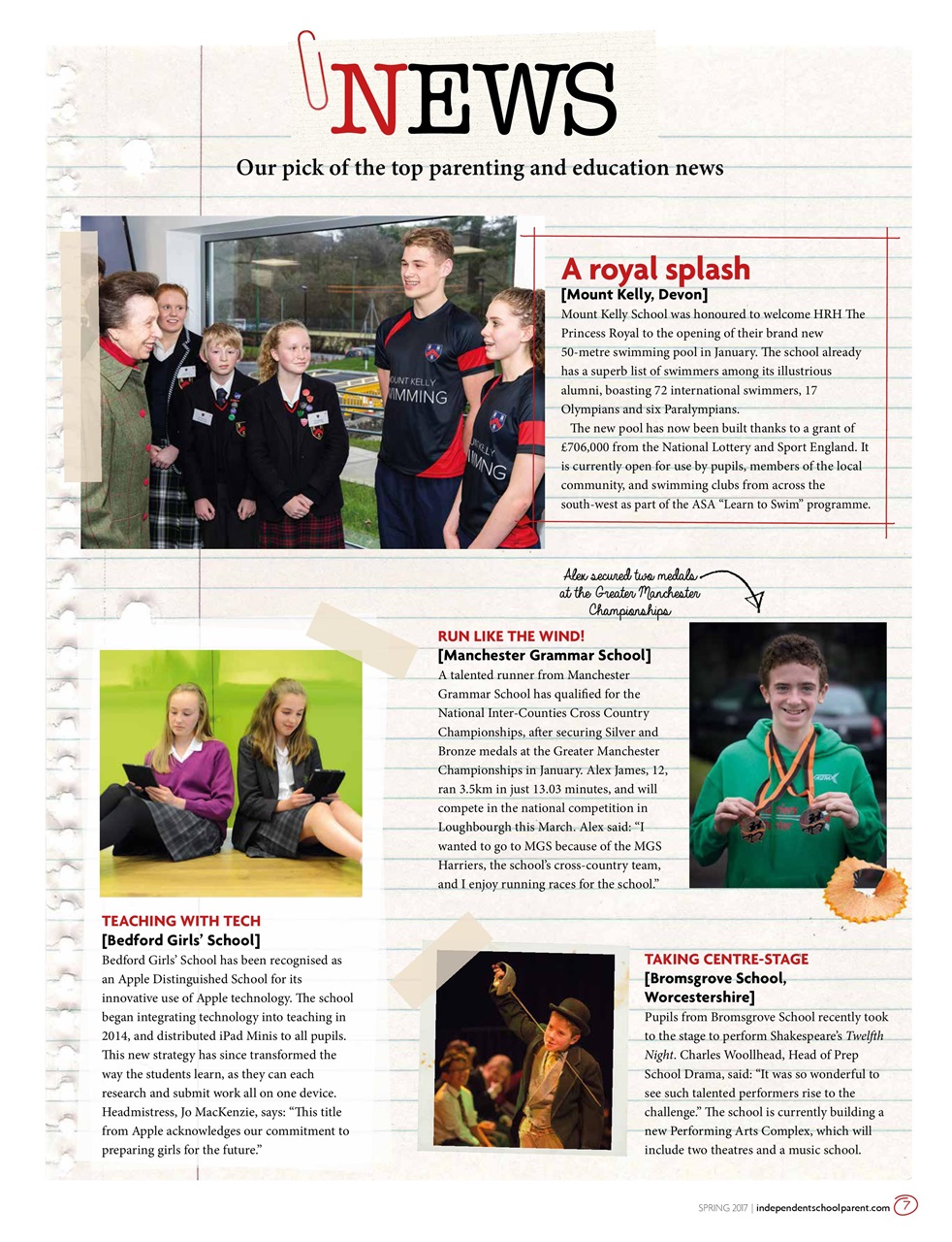 Independent School Parent Preview Pages