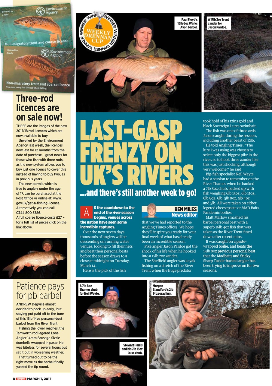 Angling Times Preview Pages