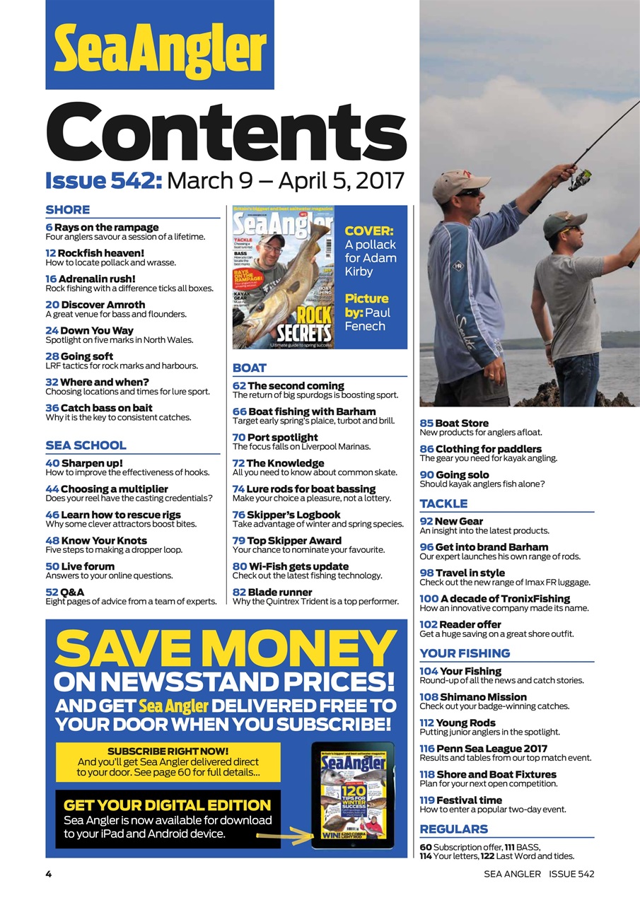 Sea Angler Preview Pages
