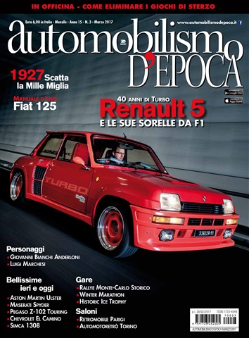 Automobilismo d'Epoca 3 2017 issue Automobilismo d'Epoca 3 2017