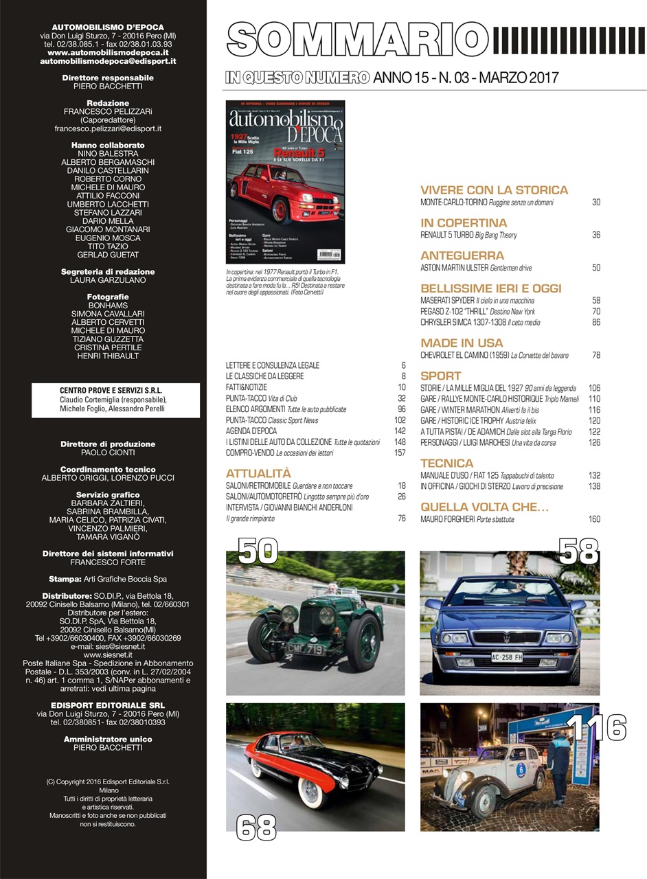 Automobilismo d'Epoca Preview Pages
