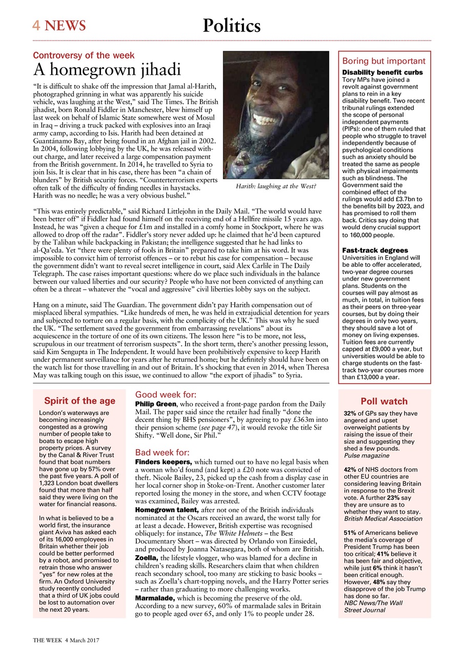 The Week Preview Pages