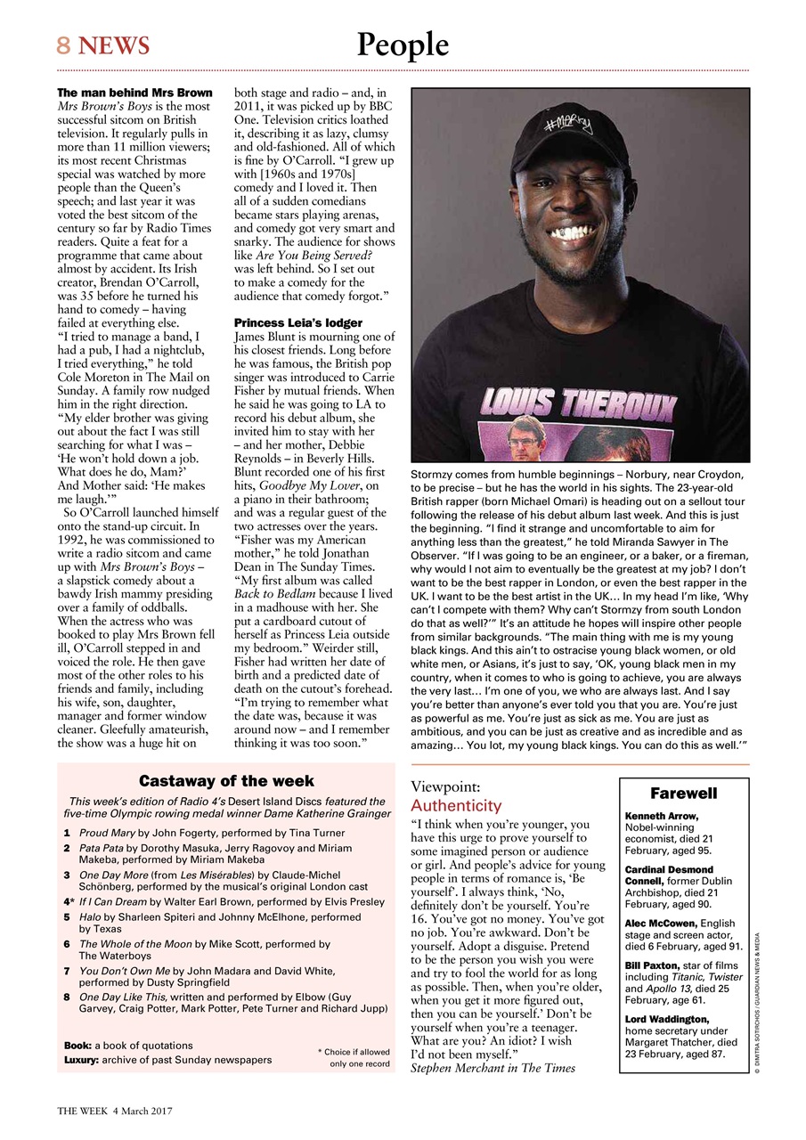 The Week Preview Pages