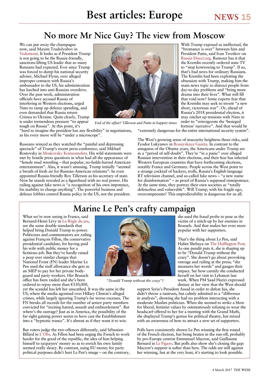 The Week Preview Pages