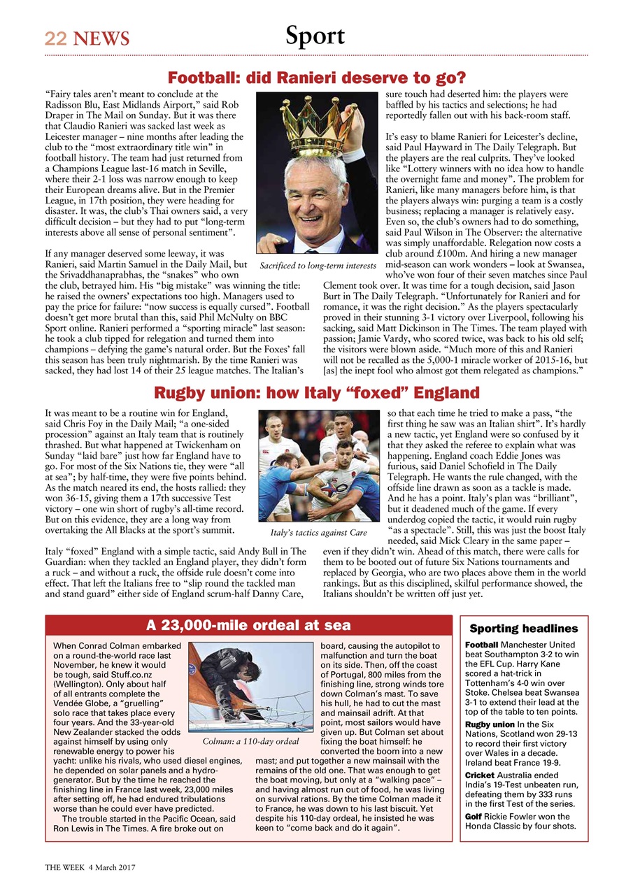 The Week Preview Pages