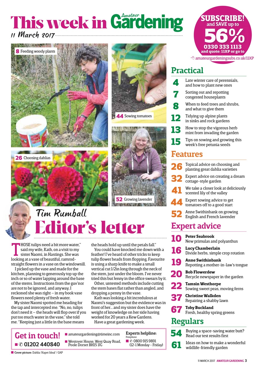 Amateur Gardening Preview Pages