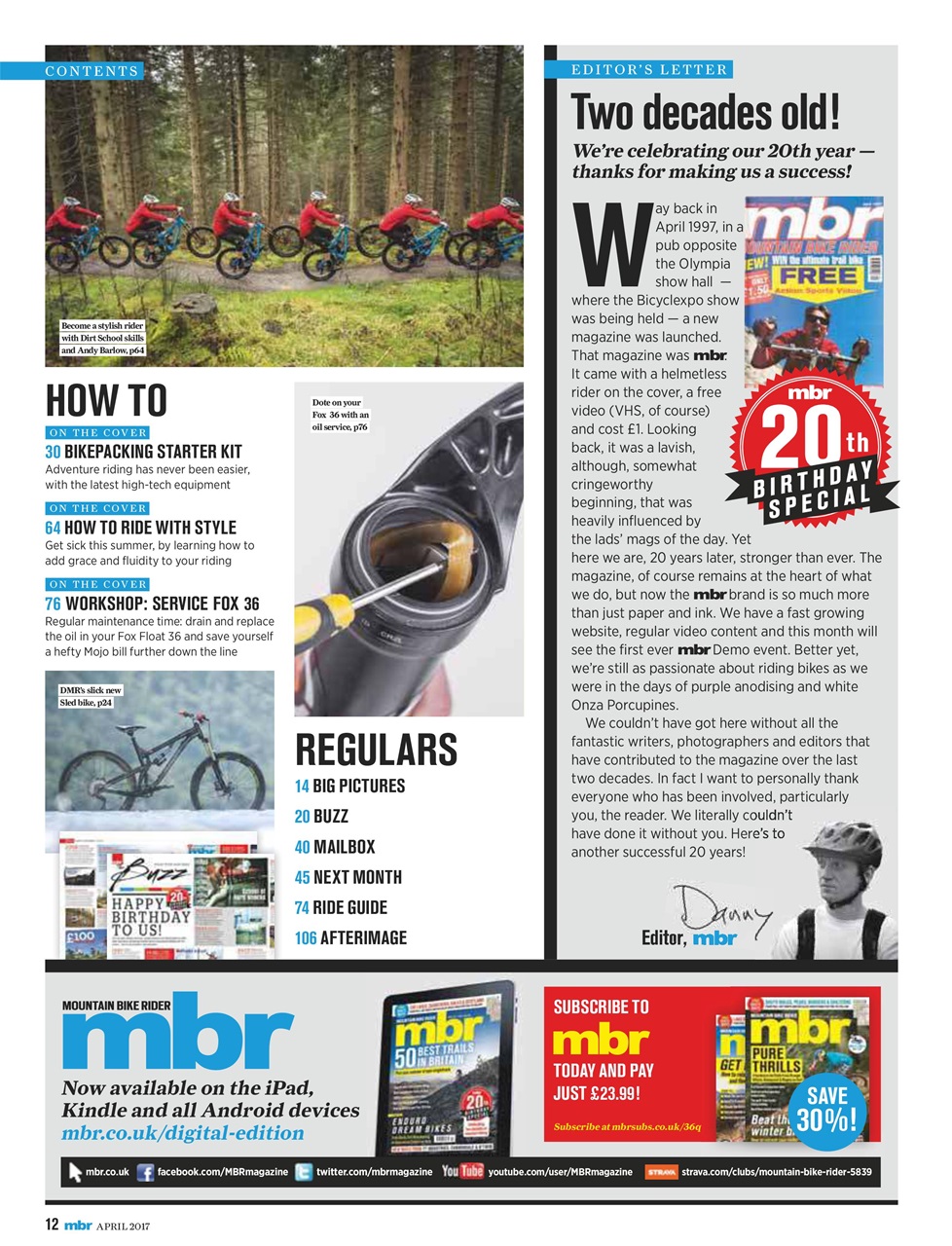 Mountain Bike Rider Preview Pages