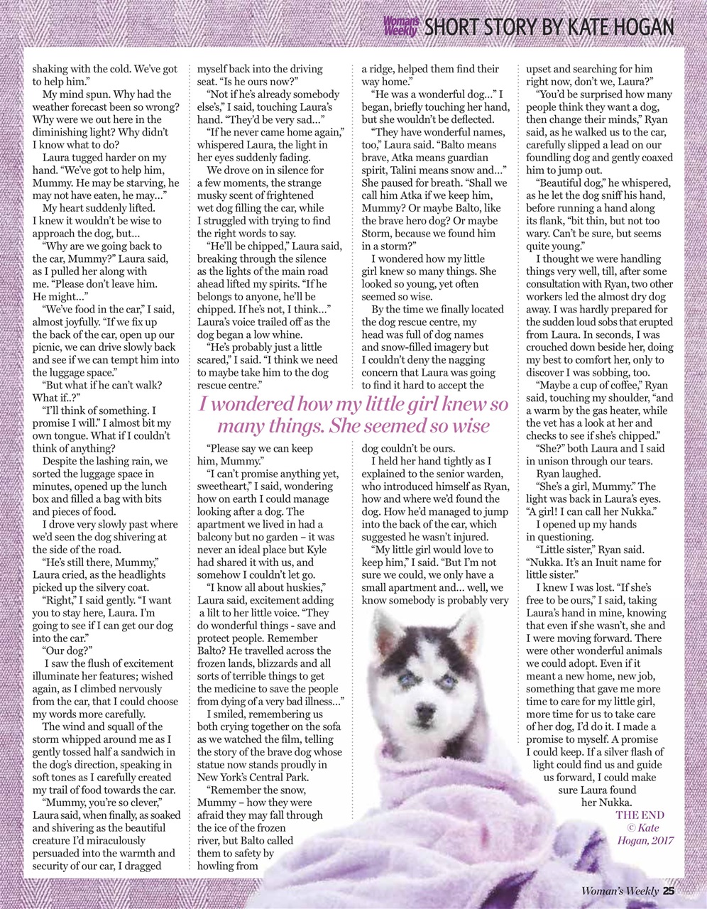 Woman's Weekly Preview Pages