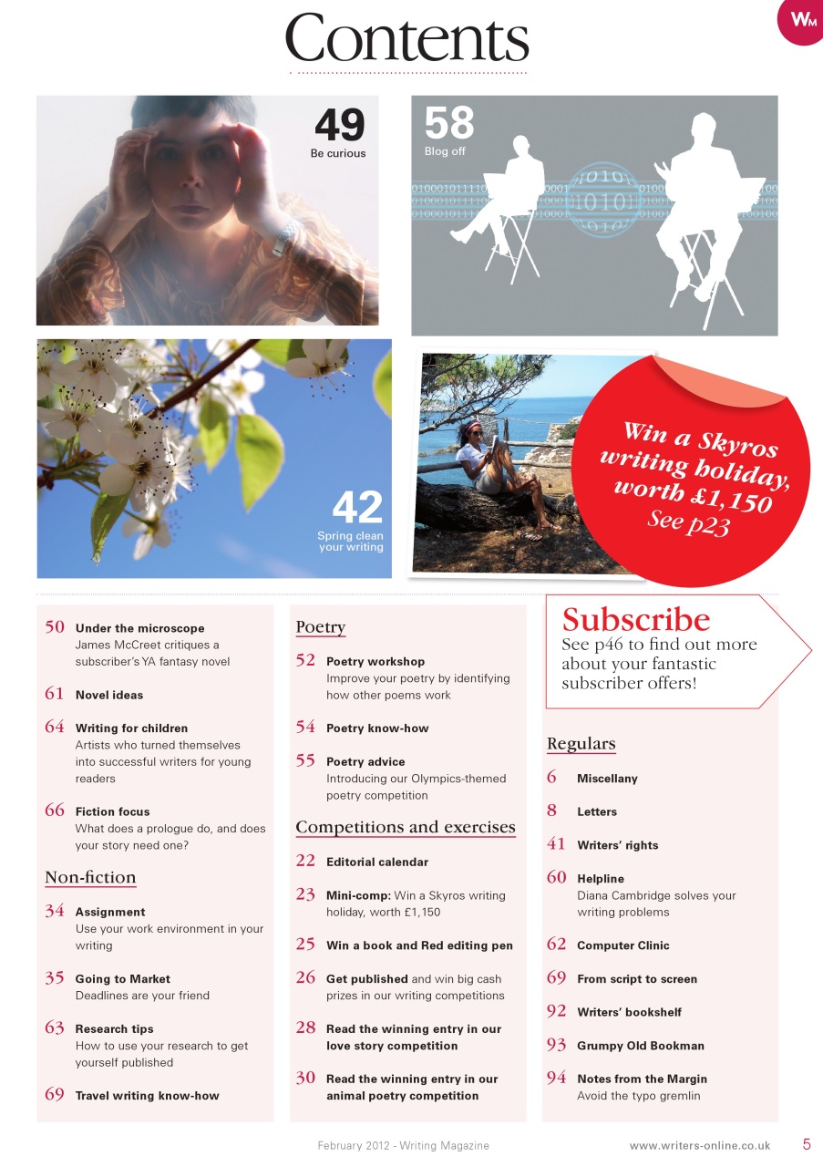 Writing Magazine Preview Pages