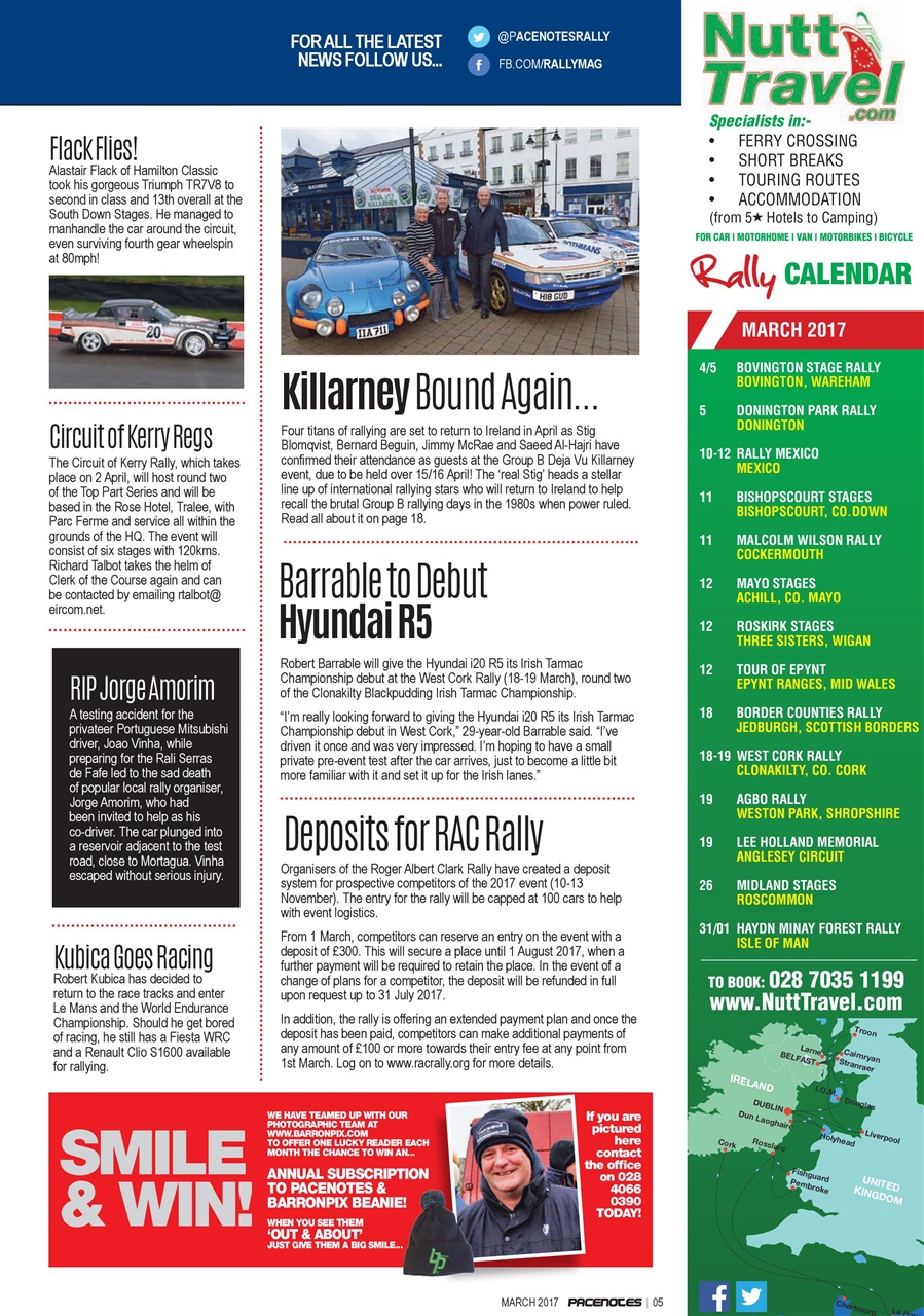 Pacenotes Rally magazine Preview Pages