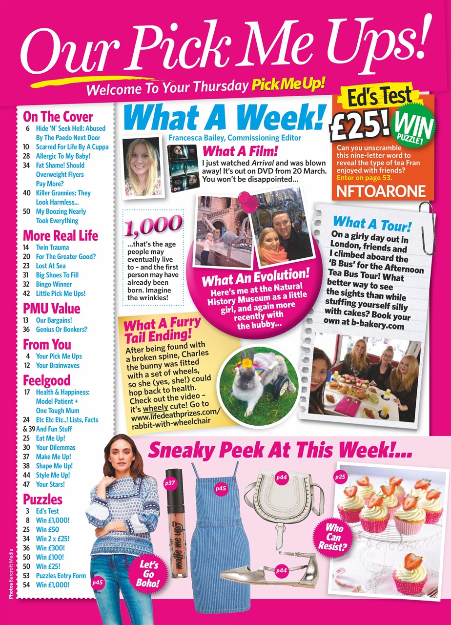 Pick Me Up Preview Pages