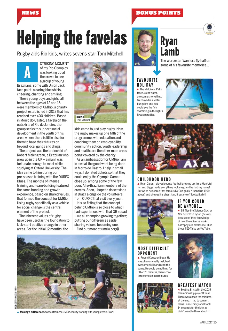 Rugby World Preview Pages